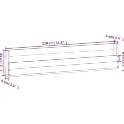 The Living Store Väggmonterade skoställ 2 st vit 110x9x23 cm massivt furu - Skoställ & skohyllor