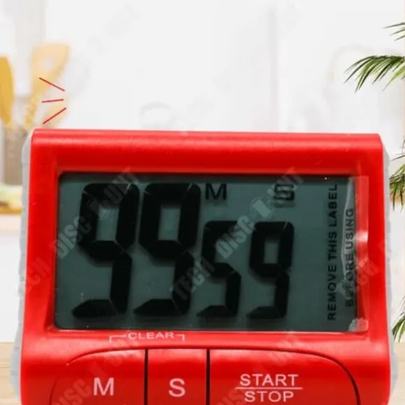 Tidtagare - TD® - Stort skärm - Elektronisk - ABS - Inbyggd magnet