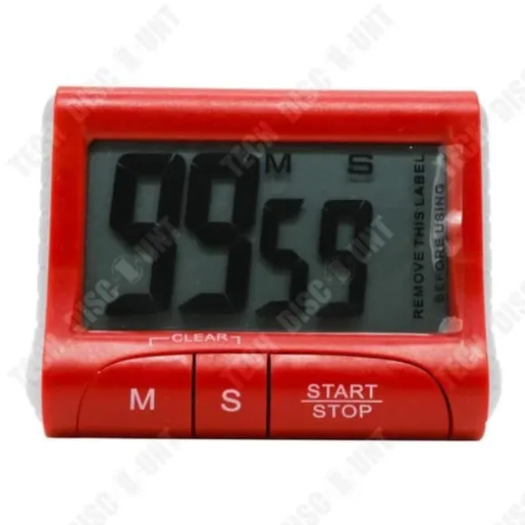 Tidtagare - TD® - Stort skärm - Elektronisk - ABS - Inbyggd magnet
