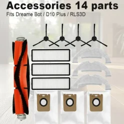 Tillbehör 14 delar Dreame Bot / D10 Plus / RLS3D