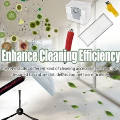 Tillbehör 24 delar till Roborock S8/S8+/S8 Pro Ultra Roborock S8/S8+/S8 Pro Ultra