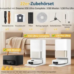 Tillbehör Ersättningskit för Dreame X50 Ultra - 24 Delar