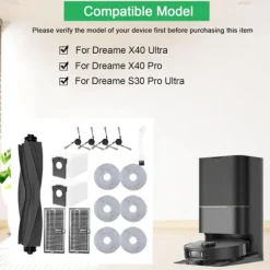 Tillbehör för Dreame X40 Ultra Complete / X40 Pro / S30 Pro Ultra