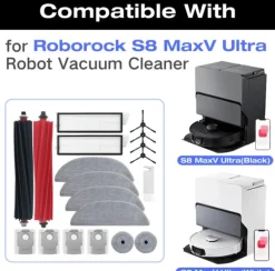 Tillbehör för Roborock S8 MaxV Ultra 19 delar