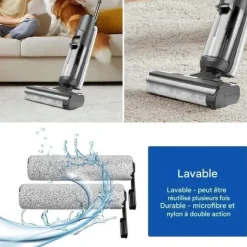 Tineco s5 - Ersättningsborstrulle och HEPA-filter för Tineco Floor One S5 / S5 Pro / S5 Extreme våt och torr dammsugare