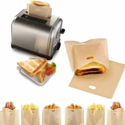 Toastficka / Toastbag -10-PACK Grillade mackor i brödrosten