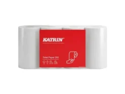 Toiletpapir Katrin Classic 200 2-lags hvid 25m - (64 ruller pr. karton)