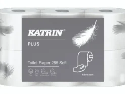 Toiletpapir Katrin Plus 285 hvid 35m 38411 3-lag - (42 ruller pr. karton)