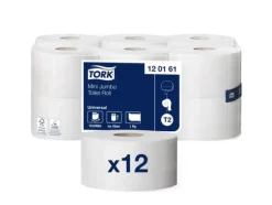 Toiletpapir Tork® Jumbo Mini Universal T2, 120161, 1-lags, pakke a 12 stk.