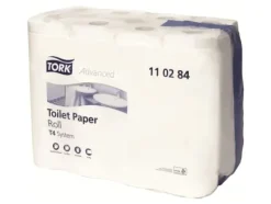 Toiletpapir Tork T4 Advanced 2-lags 34,7 m hvid - (24 ruller pr. karton)