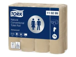 Toiletpapir Tork T4 Advanced 2-lags Natur - (24 ruller)