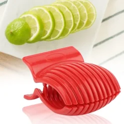 Tomatskärare Citronskärare Multifunktionell Rund Fruktskärare med Ergonomisk Design