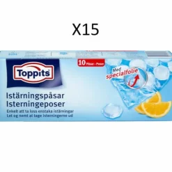Toppits Istärningspåsar 10påsar 15st DFP