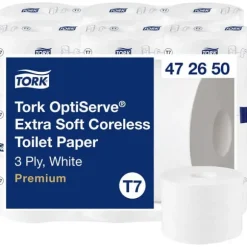 TORK Toalettpapper T7-System Hülsenloses Toilettenpapier 3-lag T7 472650 Antal lägen: 3 ark 18 st