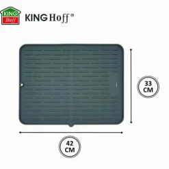 Torkmatta i silikon 42x33cm grå KINGHOFF KH-1904