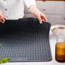 Torkmatta i silikon 46x40cm grå KINGHOFF KH-1905