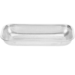 Torkställ i rostfritt stål Multifunktionell bestickavloppskorg för ätpinnar Knivar Skedar Håltyp