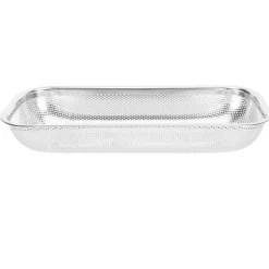 Torkställ i rostfritt stål Multifunktionell bestickavloppskorg för ätpinnar Knivar Skedar Håltyp