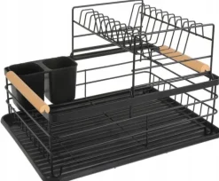 Torkställ i två våningar Avlopp 43x32x27cm KINGHOFF KH-1796