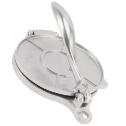 Tortillapress aluminiumlegering manuell tortillamaskin pressverktyg för pizzapajtillverkning 16 cm silver