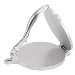 Tortillapress aluminiumlegering manuell tortillamaskin pressverktyg för pizzapajtillverkning 16 cm silver