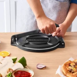 Tortillapress, 20x25x12 cm, Silver, Gjutjärn