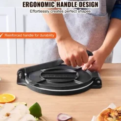 Tortillapress, 20x25x12 cm, Silver, Gjutjärn