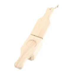 Tostonera Plantain Masher Pine Plantain Press Smasher Återanvändbar djup plantain korgmaskin med hängande snöre