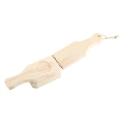 Tostonera Plantain Masher Pine Plantain Press Smasher Återanvändbar djup plantain korgmaskin med hängande snöre