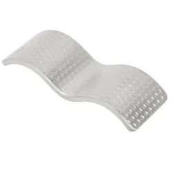 Ätpinnshållare i rostfritt stål, dubbel användning, non-stick, elegant ätpinnar, stativ för skedgaffel, silver