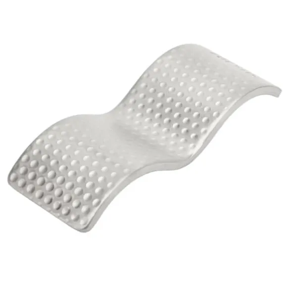 Ätpinnshållare i rostfritt stål, dubbel användning, non-stick, elegant ätpinnar, stativ för skedgaffel, silver