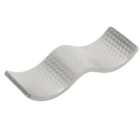 Ätpinnshållare i rostfritt stål, dubbel användning, non-stick, elegant ätpinnar, stativ för skedgaffel, silver