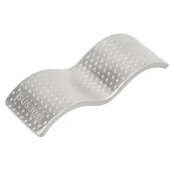 Ätpinnshållare i rostfritt stål, dubbel användning, non-stick, elegant ätpinnar, stativ för skedgaffel, silver