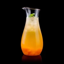 Transparent akryl juiceflaska - elegant dryckesbehållare för bar och hem