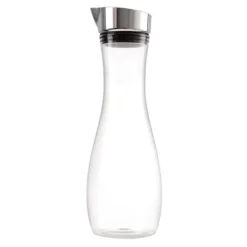 Transparent akryl juicekanna med lock - 1,2L kapacitet