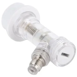 Transparent kullåsfatkoppling med intern backventil Ölfatkopplingstillbehör