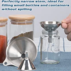 Tratt Rostfritt stål 3-pack