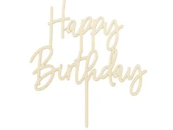 Trädekoration "Grattis på födelsedagen", 16,5 cm