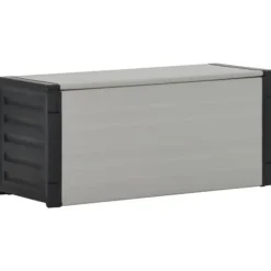 Trädgårdsavfallslåda - Elegant och praktisk för avfallssortering | Färg: Grå | Storlek: 85x34x40 cm