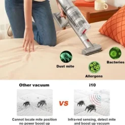 Trådlös Hålsugare - Liectroux - i10 - 27000Pa - LED-Belysning - HEPA E13 Filtrering