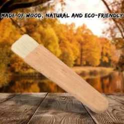 Trägrillborste Bakborste Olja Sås Smör Köksredskap (Platt Handtag)