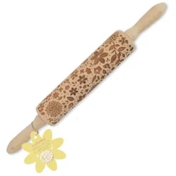 Träkavel 39 cm med naturtryck