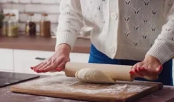 Träkavel 37cm TRADITIONELL NATURLIG