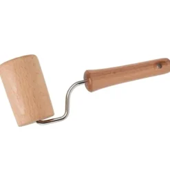 Träkavel liten hängbar arbetssparande handdegrulle för att baka pizzakaka