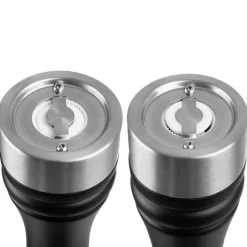 Träkvarn för att mala kryddor, peppar, salt, svart 21,5 cm