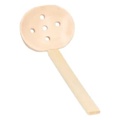 Träredskap Hot Pot Soppa Sked Hålslev med långt handtag för hushållsmatlagning Durkslag