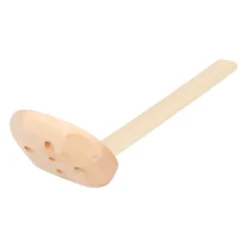 Träredskap Hot Pot Soppa Sked Hålslev med långt handtag för hushållsmatlagning Durkslag