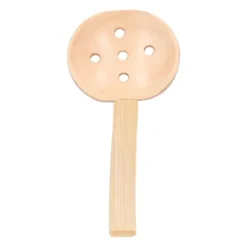 Träredskap Hot Pot Soppa Sked Hålslev med långt handtag för hushållsmatlagning Durkslag