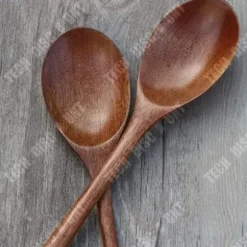 Träsked - TD® - 6-delarsset - Mörk Nanmu - Ljus Lotus - Ekologisk