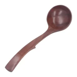 Träsked för soppatillbehör Massivt trä Miljövänlig matlagning Serveringssked Köksredskap för hem Hotell Typ 2